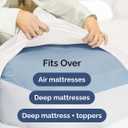 Extra Deep Queen Sheet Set - 4 Piece Breathable & Cooling Bed Sheets - Easily Fits 18 to 24 inch Mattress - Ultra Soft, Wrinkle & Fade Free w/ Extra Deep Pockets - Comfy Hotel Luxury Bedding - White