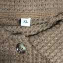 Womens Tops Waffle Knit V-Neck Long Sleeve T-shirts Button Down with Pockets Tunic Fashion Clothing Size XL