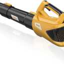 Cordless Leaf Blower for Dewalt 20V Max Battery (No Battery), Electric Blower Cordless Up to 500CFM with 5-Speed Mode, Powerful Leaf Blower for Lawn Care Dust/Snow Blowing (Tool Only) (Black)