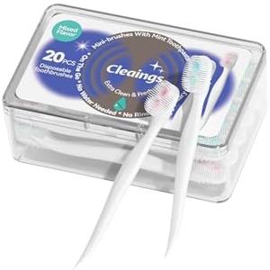 Mini Toothbrush - Disposable Toothbrush with Toothpaste and Toothbrush for Work or Travel, 160Pieces