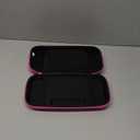 Orzly Carry Case Compatible with Nintendo Switch and New Switch OLED Console - Pink Protective Hard Portable Travel Carry Case Shell Pouch with Pockets for Accessories and Games