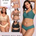OEAK Womens Wireless Jelly Bra Plus Size Supportive Seamless Bras Full Coverage Push Up Comfortable No Underwire Tshirt Bras XL