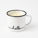 BLUE RIDGE MOUNTAIN CAMPER MUG CANDLE Vanilla Wild Honey 12 OZ