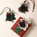 2 x Car Air Fresheners, Christmas Scented Hanging Ornaments, Winter Fir & Spice Gingerbread & Holiday Bonfire Scents Cards Air Freshener for Car, Home, Office, Holiday Dcor Gift  3 Pack