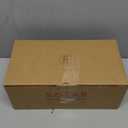 Solar Pathway Lights Outdoor IP65 Waterproof Solar Garden Lights, Bright LED Pathway Solar Light for Outside Yard Path Lawn Walkway Driveway, Two Light Modes Warm/Cool White (8), Black