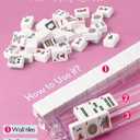 Mahjong Racks with Pushers (Clear), 18.5 inches x 3.15 inches