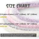 2 x Stepace 2 Pairs Flat Fuzzy Shoe Laces for Sneakers 10mm Wide Thick Shoelaces for Casual Shoes (63Inch(160cm), Off-white)