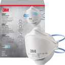 3M Aura Particulate N95 Respirator 9205+, Flat Fold Lightweight Design, Non-Valved, 20 Count (Pack of 1)