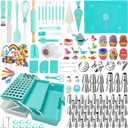 Cake Decorating Kit,Piping Bags and Tips Set,Cake Decorating Supplies,Frosting Piping Kit,Cake Baking Supplies for Beginners (488PS)