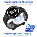 2PCS USB C Watch Charger Cable for Google Pixel-Watch, Magnetic Replacement Charging Cable Cord Stand for Google Pixel Smartwatch, 3.3FT
