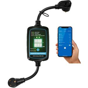 P2 Smart Bluetooth RV Surge Protector 30 Amp EPO | KWH Meter, App Control, Voltage Protection, Auto Reconnect, Built-in Buzzer, UL Replaceable Module