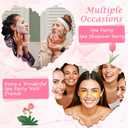 KONEUK 120 PCS Spa Party Supplies for Women, Spa Party Favors Include Face Masks Skincare, Hand Cream, Lip Balm, Under Eye Patches, Lip Mask and Foot Bath Bombs, Spa Birthday Sleepover Party Supplies