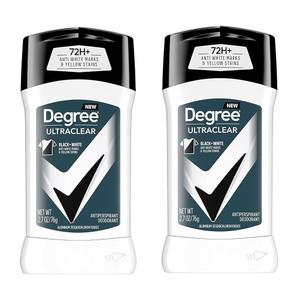 Degree Deodorant 2.7 Ounce Mens Ultra Clear Black & White (79ml) (2 Pack)