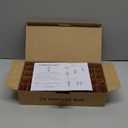 AJONIAM C9 Led Replacement Christmas Light Bulbs, 25-Pack C9 Shatterproof Led Bulbs with E17 Candelabra Base for Christmas String Lights, Waterproof & Dimmable Christmas Village Bulbs - Red