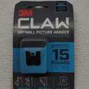 3M 3PH15M-1ES CLAW Drywall Picture Hanger & Marker, Holds 15-Lbs. - Quantity 1
