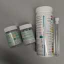 17in1 Complete Drinking Water Test Kit - 100 Strips + 2 Bacteria Tester Kits - Well, Tap, Home, City Water Testing Strip for Lead, Alkaline, Chlorine, Hardness, Iron, Fluoride, Copper & More