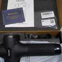 TOLOCO Massage Gun Deep Tissue, Percussion Massage Gun with 10 Replacement Heads, Super Quiet Portable Electric Massager for Athletes, Relax, Black