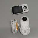 Simyke Smart Video Baby Monitor with Camera and Audio,Dual Mode,WiFi On/Off Switch,2.8inch Display,App,1080p Camera,1500ft Long Range,Night Vision,2-Way Talk,AI Baby Growth Album Function