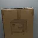 Weatherproof Insulated Outdoor Cat House for Feral Cat, Plastic Elevated Cat Shelter with Escape Door, Easy Assemble, Expansive Interior Grey 22.0" L x 21.0" W x 16.0" H