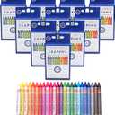 Color Swell Bulk Crayons, 10 Packs, 24 Colors Per Pack (240 Total)