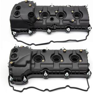 2PCS Engine Valve Covers Left & Right with Gaskets & Bolts for Ford Edge Explorer F150 Flex Mustang Taurus Transit-150 250 350, for Lincoln Continental MKS MKX MKZ OE BR3Z6582G BR3Z6582R