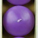 Zest Candle 3-Piece Folding Candles, 4-Inch, Purple