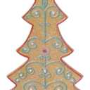 Gingerbread Tree Gingerbread Christmas Decorations Indoor Resin Christmas Tree Statue Decorations Kitchen Tabletop Xmas Decor