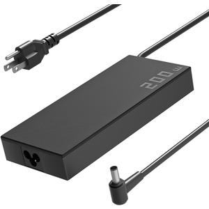 200W AC Charger Compatible with Asus TUF Gaming A15 F15 A17 F17 FA506 FX506 FX507 FA507 FX707 FA707 TUF Dash F15 FX516 FX517 ROG Strix G17 G15 G513 G713 Studio 17 Zephyrus G15 Laptop Adapter