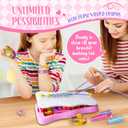 GIRLINK Kids Bracelet Making Kit - DIY String Bracelet Craft with Colorful Strings & Clasps | Safe Jewelry Maker Toy for Girls Ages 6-12 | Ideal Children's Day Gift, Birthday Gift Idea for Kids