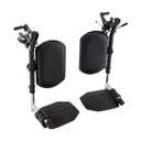 Invacare Wheelchair Elevating Legrest with Padded Calf Pads, Footrest with Swing Away Function, Adjustable Length, Tool-Free Installation, Designed for Invacare Wheelchair
