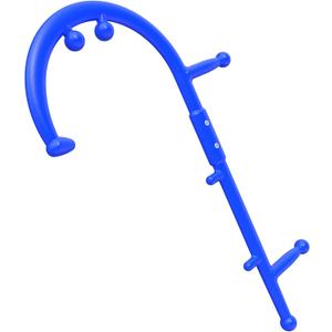 Back and Neck Massager, for Trigger Point Fibromyalgia Pain Relief and Self Massage Hook Cane Therapy(Blue)