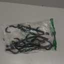 AMKUFO 6 Pack-Closet-Organizers-and-Storage, Magic-Hangers-Space-Saving-for-Clothes, Closer-Organizer-for-Closet-Organization, Space-Saver-Hanger-Organizer-for-Multipurpose, Dorm-Room-Essentials (Black)