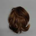 Clip on Ponytails for Women - 10 Inch Short Ponytail Extension, Straight Pony Tails Hair Extensions, Synthetic Hair Extensions Ponytail, Clip in Ponytail (Color: Red Brown Mixed Golden)