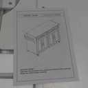 Kitchen Island with Storage 54" Large Rolling Kitchen Island Cart On Wheels 2 Cabinets 2 Drawers,Spice Towl Rack Mobile Kitchen Table White (No Drop Leaf)