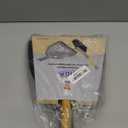 MR.SIGA Dustpan and Brush Set, Portable Cleaning Brush and Dustpan Combo with Bamboo Handle, Gray, 1 Set