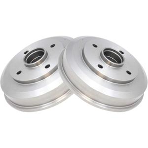 TRQ Rear Brake Drum Pair Set for 2000-2008 Ford Focus