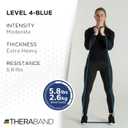 THERABAND Resistance Band, Black, Special Heavy, 50-Yard Roll, Latex Elastic Band for Exercise (Level 4 / Extra Heavy - Blue)