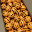 Mini Basketball Stress Balls 96 Pcs 2'' Inch Mini Basketballs for Kids Adults Small Basketball Party Favors Foam Sports Ball Squeeze Ball Anxiety Stress Relief for Birthday Party Bag Gift Fillers