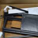 Mericonia Small L Shaped Computer Desk with Power Outlets, Gaming Desk for Small Spaces, Corner Desk with Reversible Storage Shelves, Study Writing Table for Home Office (40 inch)