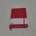 ANECDOTE. Hardcover Dotted Journal with Thick 100 gsm Paper A5 size (8.3 inches x 5.4 inches) - Daily Writing Notebook for Travel, School and Office Use - Diary Journal for Women and Men - Red