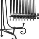 Iron Display Stand 10 Packs, 10 Inches Plate Picture Photo Stand for Display, Black Foldable Easel Holder for Photo Frame, Artwork, Collection, Decorative Plate, Book, Office