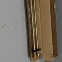 2 Pack Curtain Rods 28 to 48 Inches,1 Inch Curtain rods for Windows, Hanging Curtain Rod & Wall Mount with Brackets Heavy Duty Rod,End Cap Single Rod, Brushed Gold