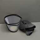 Sponge Core Dog Cone, Inflatable Dog Cone Collar Alternative, Dogs Donut Collar After Surgery, Soft Cone for Large Medium Small Dogs to Stop Licking, No Inflation Required, Clear View(Size 6, Gray)