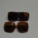 miyya Oversized Polarized Sunglasses Women, Trendy Retro Sun Glasses for Women 2025, Oversized Shades 2 Pack