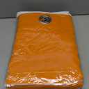 MIULEE 2 Panels Orange Blackout Curtains Room Darkening Thermal Insulated Fall Drapes Solid Window Treatment Set Grommet Top Light Blocking Curtain for Living Room/Bedroom 42x84 inch