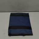 Car Trunk Organizer and Storage, Backseat Hanging Organizer for SUV, Truck, MPV, Waterproof, Collapsible Cargo Storage Bag with 4 Pockets, Car Accessories for Men and Women (Blue)