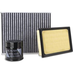 Kefly CA11426 Engine Air Filter & 90915-YZZF2 Oil Filter & CF12157 Cabin Air Filter Fits for 2020-2026 Toyota Corolla 1.8L Hybrid (Not Fit for 1.8L Gas), 2016-2022 Prius 1.8L Hybrid