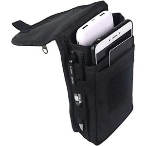 Multi-Purpose Phone Belt Pouch, Tactical Cell Phone Holster, Molle Carrying Case, Men's Waist Pocket for Hiking, Camping, Tool Holder