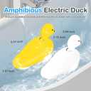 SOCBTNSO 2-Pack Duck Bathtub & Pool Toys - Realistic Walking Ducks | Waterproof Baby Bath Toys, Gift for Toddler Boys & Girls