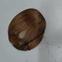 NAYOO Bangs Hair Clip - Medium Brown Fake Bangs 100% Real Human Hair Extensions French Bangs for Women Fringe with Temples Hairpieces